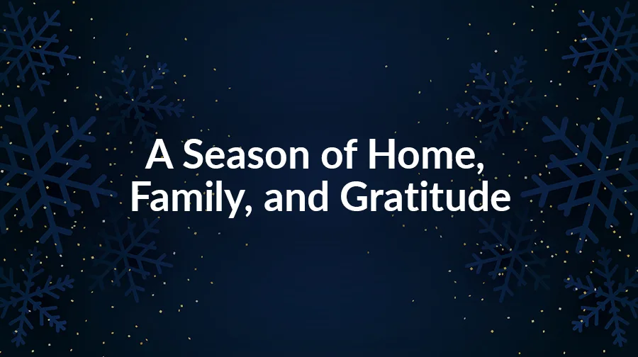 Wishing You a Merry Christmas: A Season of Home, Family, and Gratitude